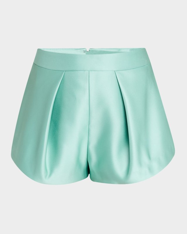 Pleated Bloomer Shorts
